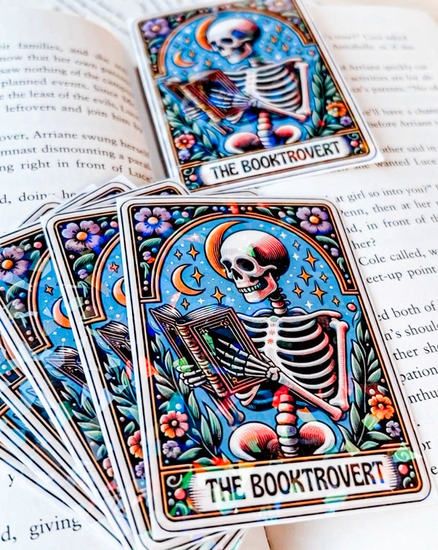 The Booktrovert Tarot Card Bookmark