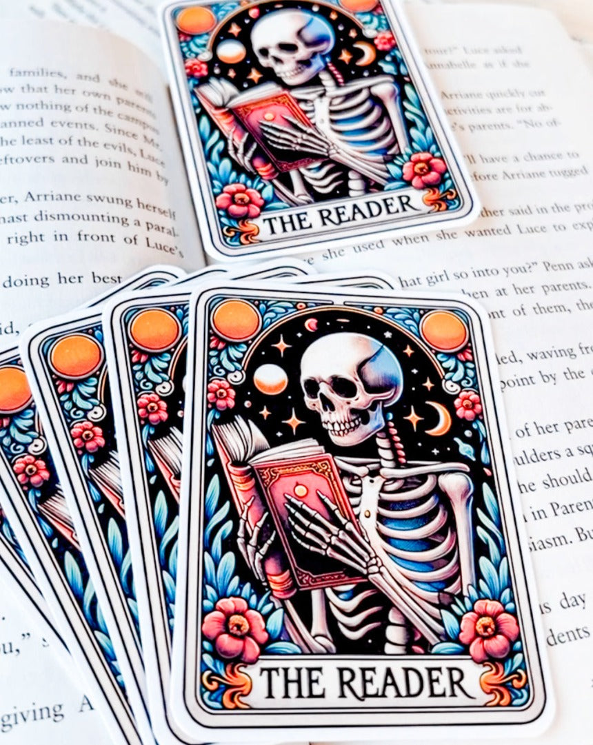 The Reader Tarot Card Bookmark Design #2