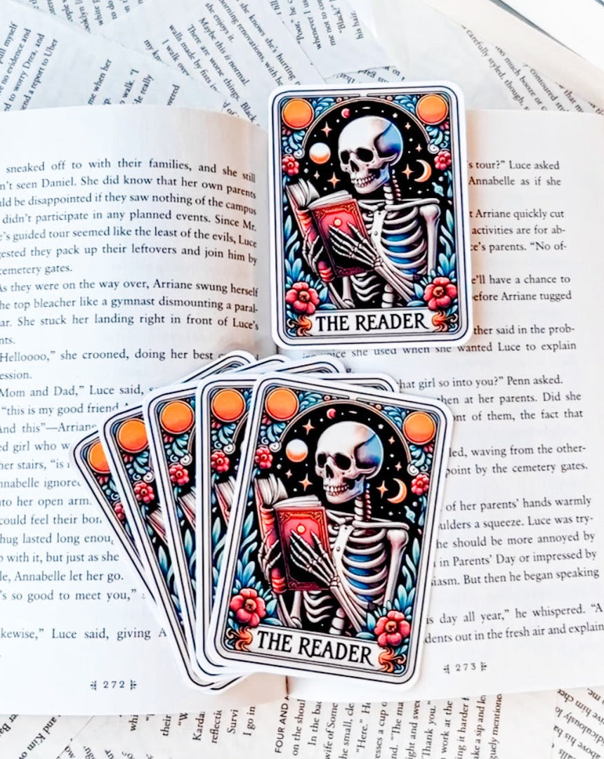 The Reader Tarot Card Bookmark Design #2