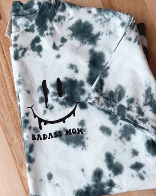 Badass Mom Tie Dye T-Shirt