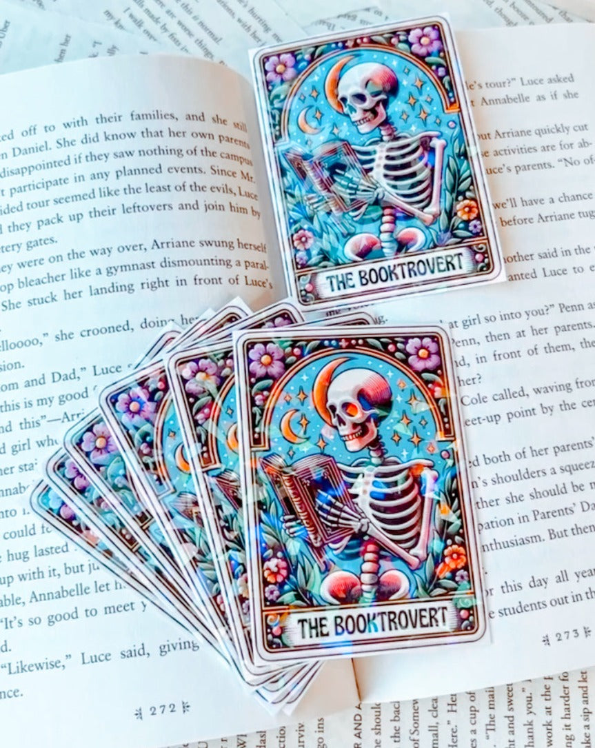 The Booktrovert Tarot Card Bookmark