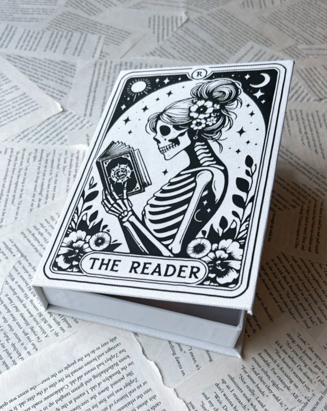 The Reader Faux Book Box